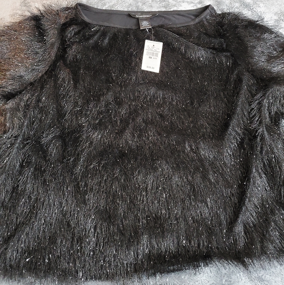 Furry crop top